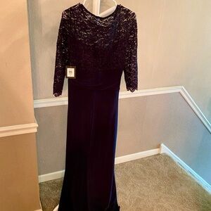 Marina  Navy Blue formal Dress NWT